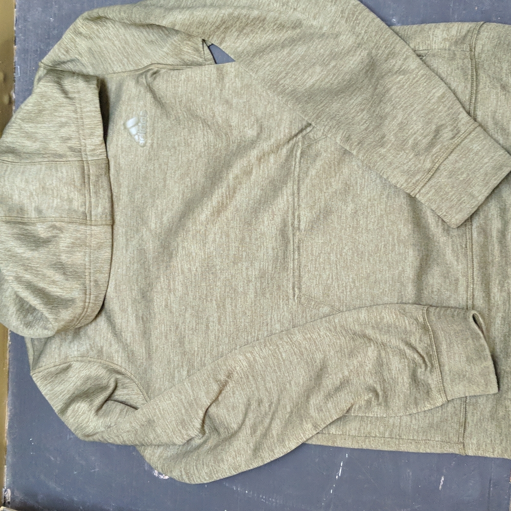 Adidas army green hoodie